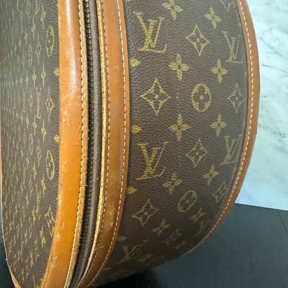 Louis Vuitton French Co. Hat Box bag Vintage Boite Chapeau monogram LV trunk - Picture 15 of 16